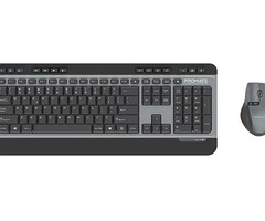 Kit tastatura si mouse PROMATE ProCombo-9, USB, negru